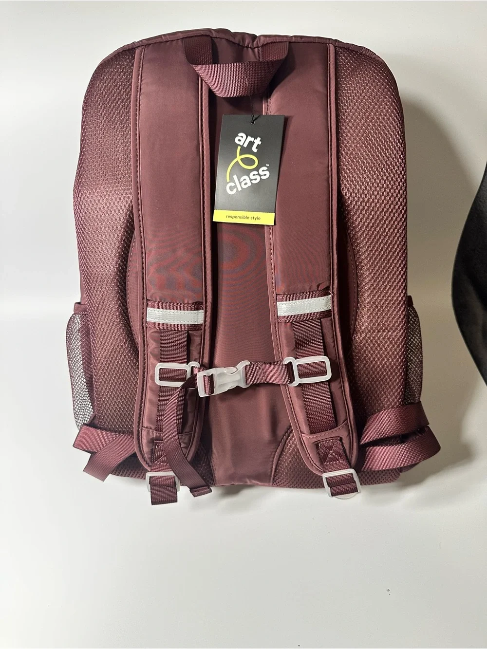 All in Motion Maroon Nylon Backpack